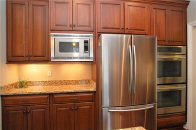 Stainless steel appliances, including a double ove