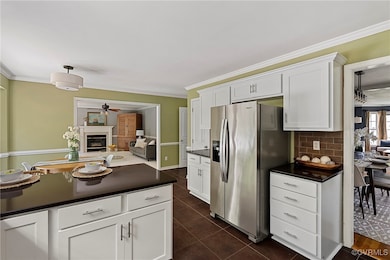 Loads of cabinet and counter space for food prep a