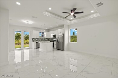 Unfurnished living room with healthy amount of nat