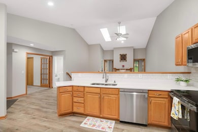 East facing skylights