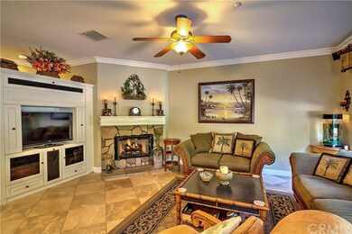 Family room with fireplace, custom entertainment c