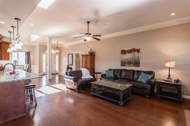 Here is look at the spacious living room. 