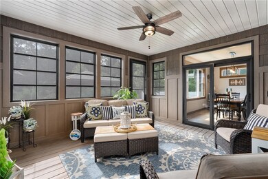 The 3 season porch will be your favorite room feat