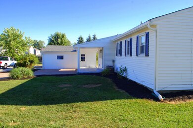 Rear of home