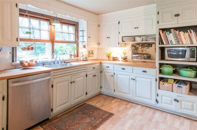 Butcher block counters