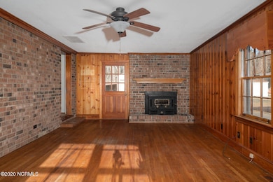 Greatroom view 1 with Big Jim Woodstove