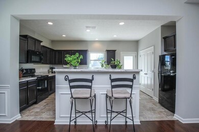 This angle from the dining room shows the bar area.