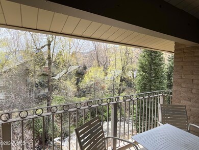 3402 deck overlooking Sandstone Creek