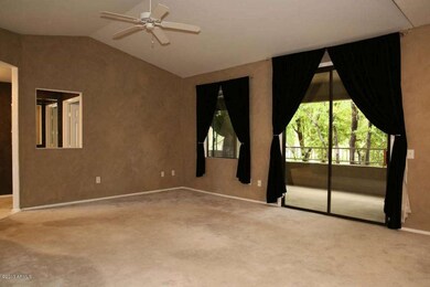 Living Room with Valuted Ceiling