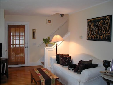 Living Room. With the enclosed porch just a step a