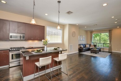 A full kitchen with built in microwave so no count