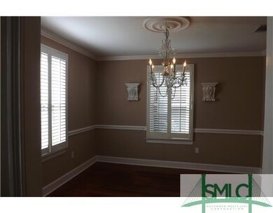 Dining Room. Dining Room with hardwood floors, cha