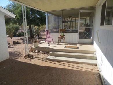 West side porch