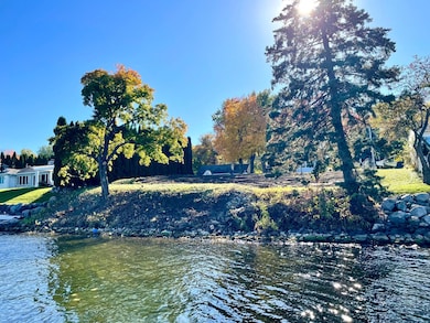 View from the lake of the property