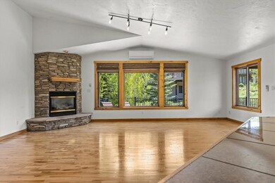 Cozy Gas Log Fireplace