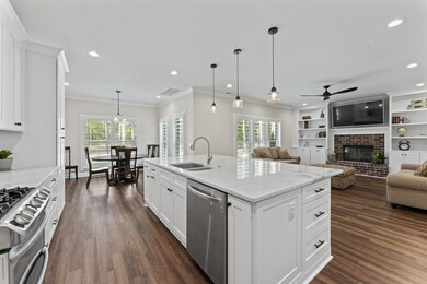 Open floor plan is perfect for entertaining.