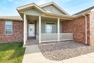 Covered front porch