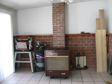 Wood Stove in Family Room