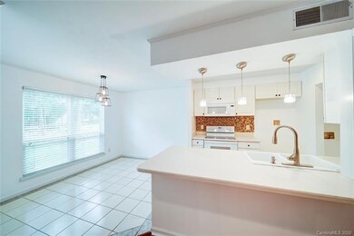 Tile Floors in the Dining Room and Kitchen