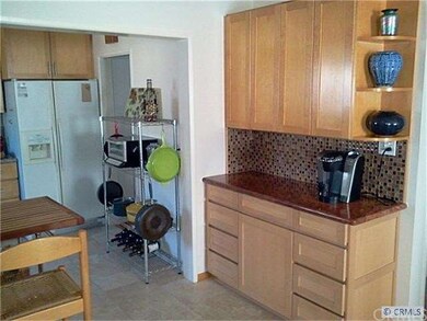 Custom tile on granite bar