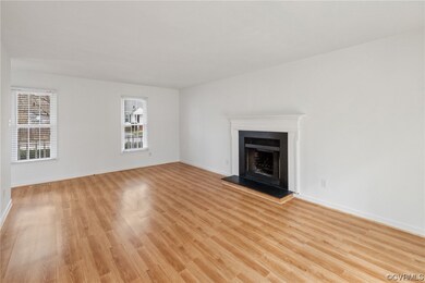 Front Facing View of Family Room and Fireplace