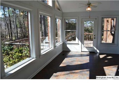Amazing sunroom with vaulted ceiling, tile floorin