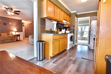Kitchen features LVT flooring only 3 years old...