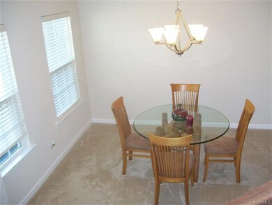 Formal Dining Room with Venetian Blinds, Chandilie