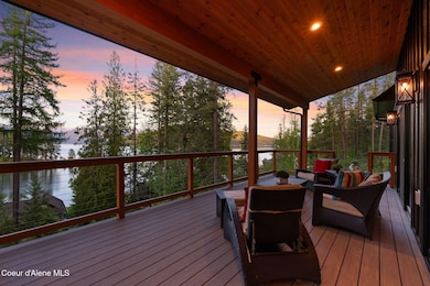 Expansive Covered Deck with Lake Views