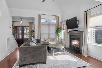 Beautiful Living Room with Fire Place