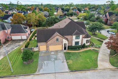 side view. Large corner lot