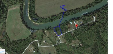 Aerial View Lot 13 Owner selling two lots #13 & 14
