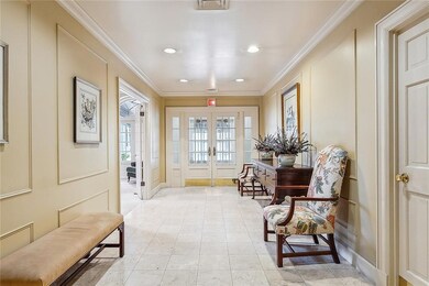 Building entry foyer