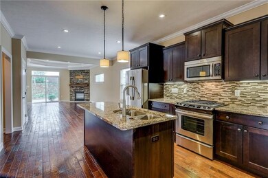 This kitchen is the hub of the home!  Wide open sp