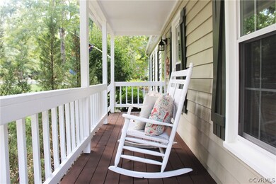 Enjoy your morning coffee on the covered front por