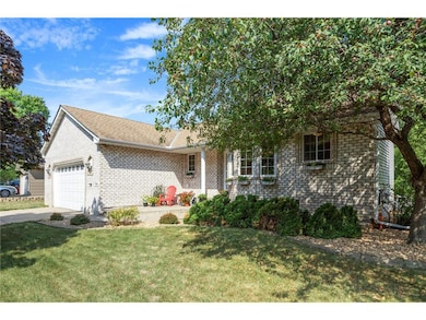 Front of house with mature and clean landscape