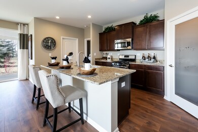 Model home pictured- colors, features, and options
