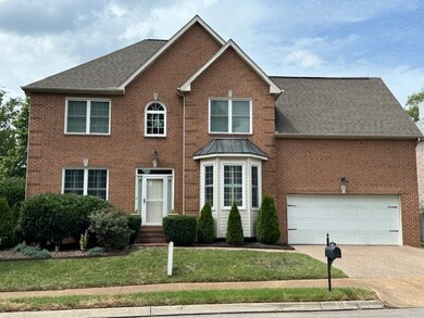 Very large mostly brick home.