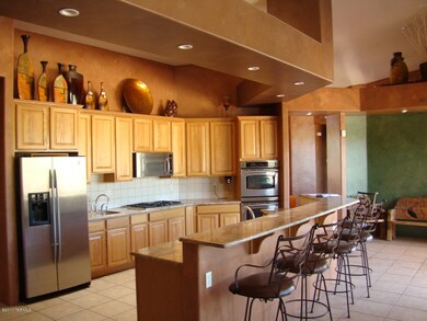 Kitchen area w/granite counters