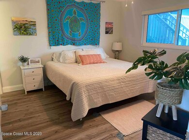 Bedroom with king sized bed