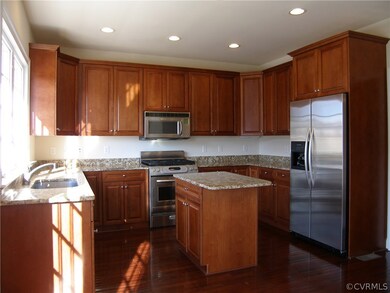 Work Area of the Kitchen: Hardwood Floors, Raised