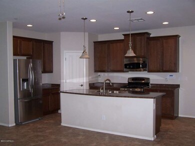 Kitchen with walk-in pantry