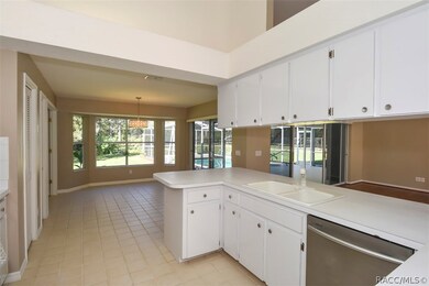 Kitchen looking into breakfast room