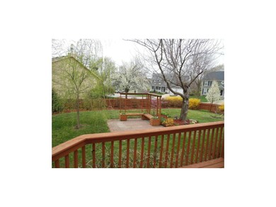 Nice Deck off Breakfast Area with View of Fenced B