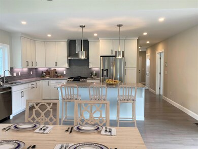 virtual staged dining area