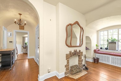 Decorative Fireplace & Entry