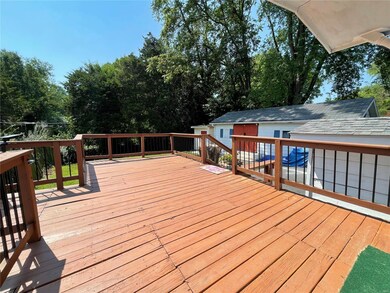 Large Deck overlooking Large Yard