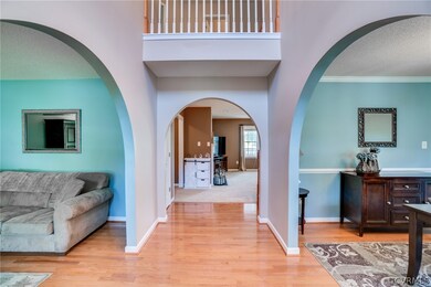 Beautiful arched doorways await as you enter.