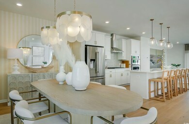 Kitchen with decorative backsplash, stainless stee