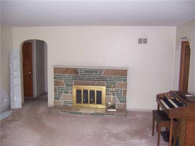 Living Room. LR is 19  x 16  with fireplace (possi
